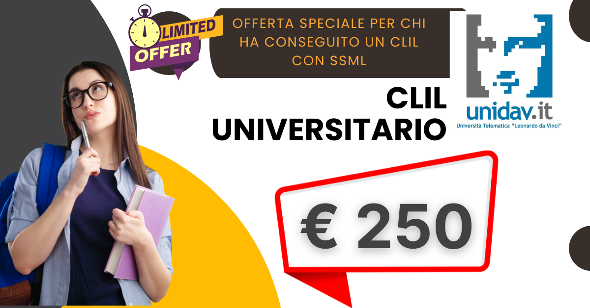 Corso di Perfezionamento “Insegnare con la metodologia CLIL" (Copia)