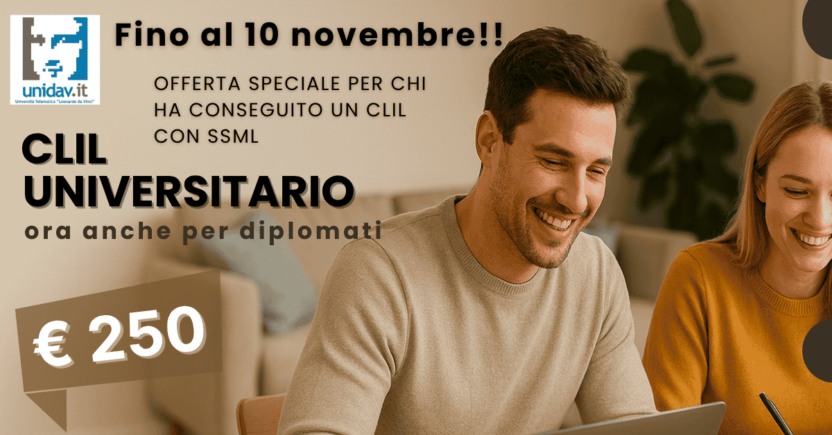 Corso di Perfezionamento “Insegnare con la metodologia CLIL"