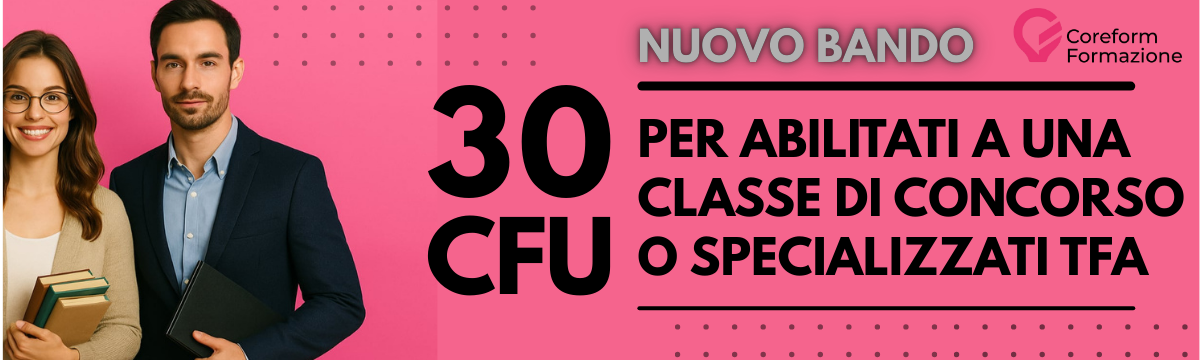 Percorsi Abilitanti Insegnanti 30 CFU - 2025/2026 old